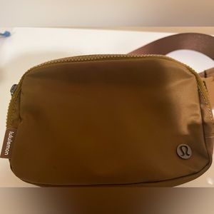 Brown lululemon belt bag